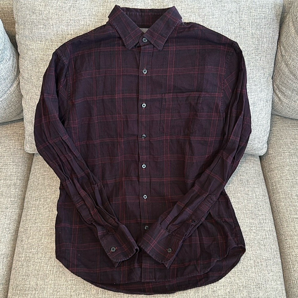 Bonobos Plaid Brushed Botton-down Shirt - Men's Small